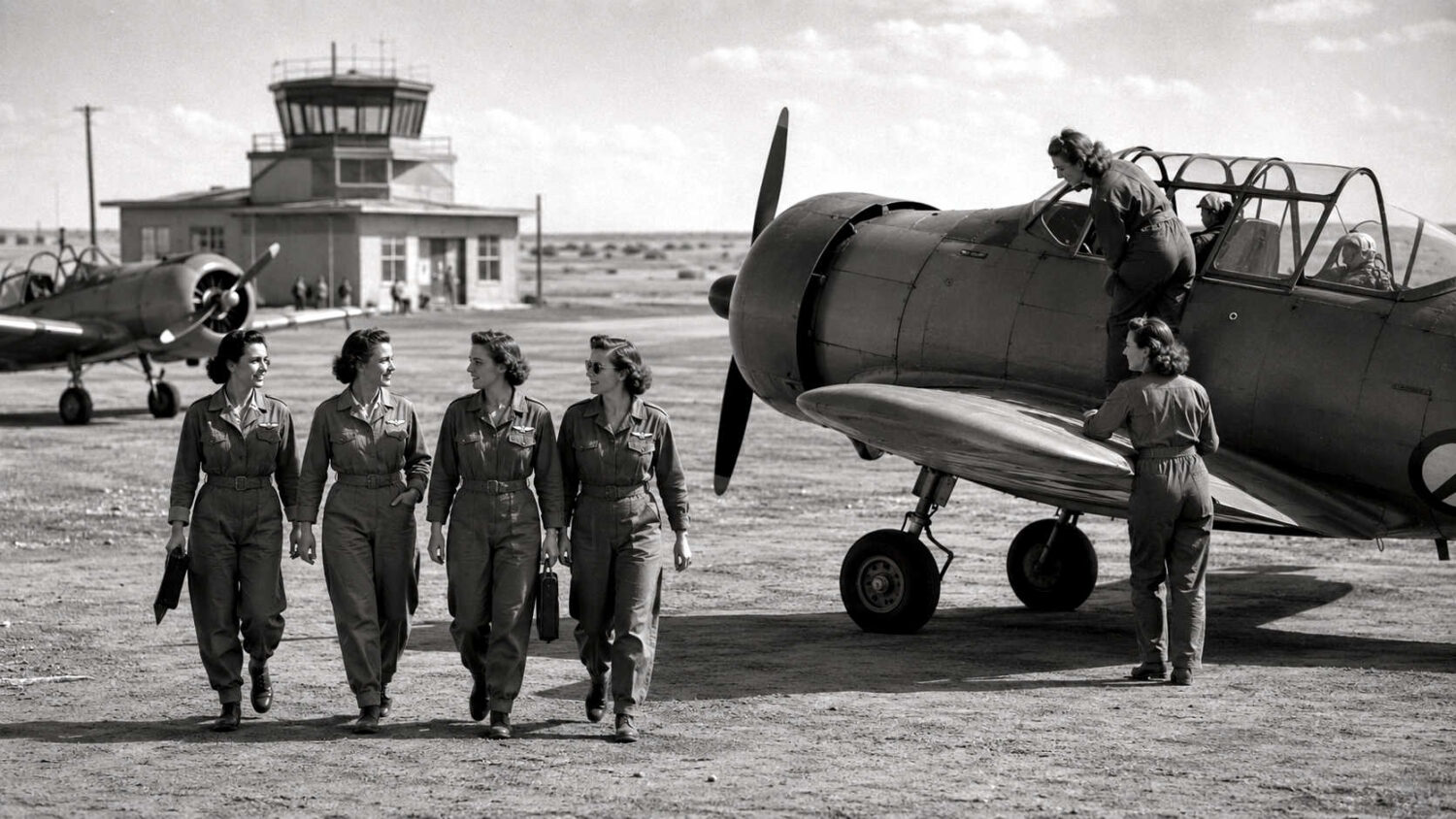 WWII Aviation Avenger Field Wasp Training