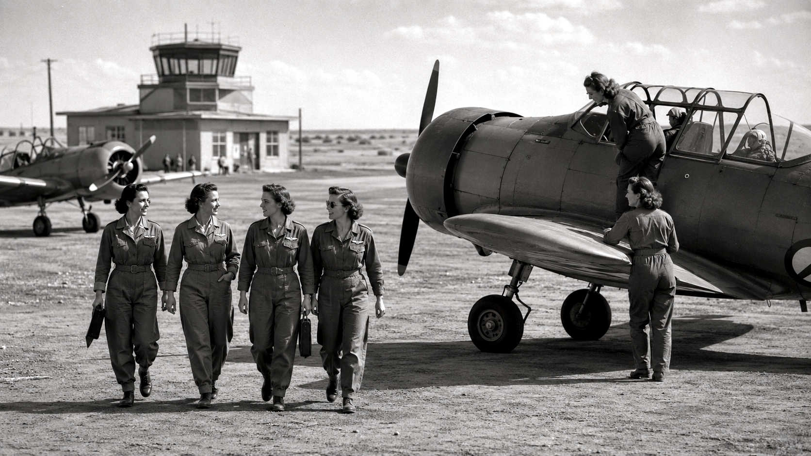 WWII Aviation Avenger Field Wasp Training